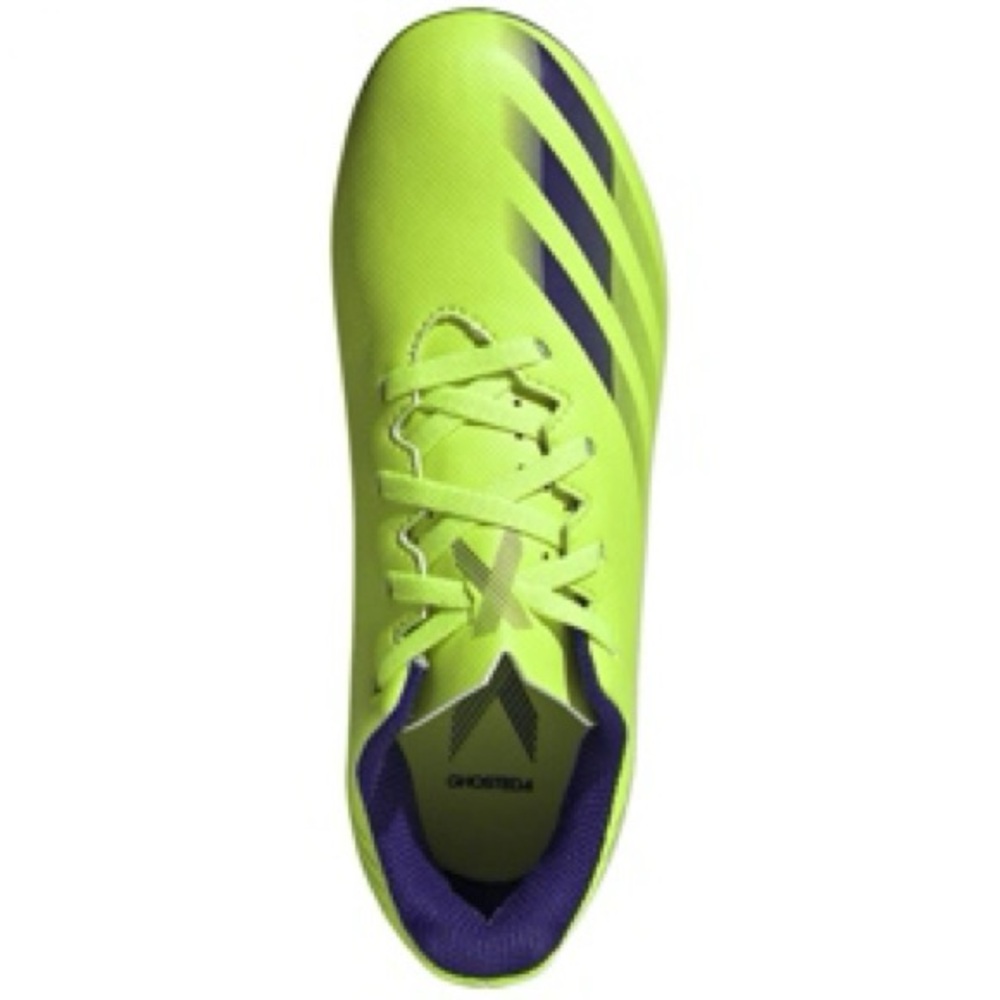 Adidas Kids Neon Green and Purple Sneakers